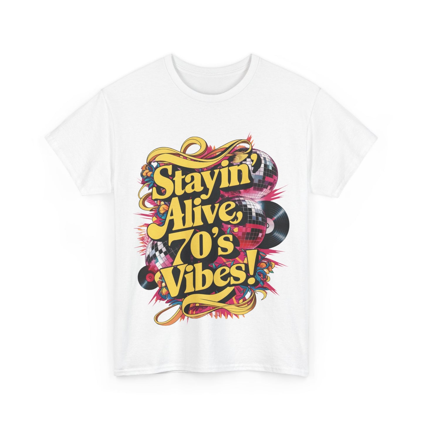 Stayin Alive: 70's Vibes T-Shirt #1