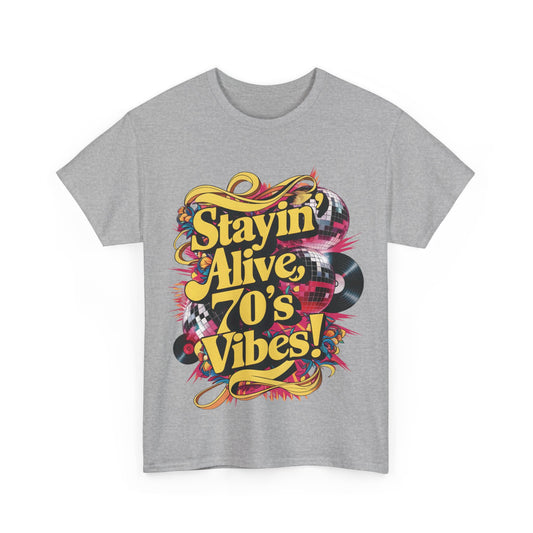 Stayin Alive: 70's Vibes T-Shirt #1