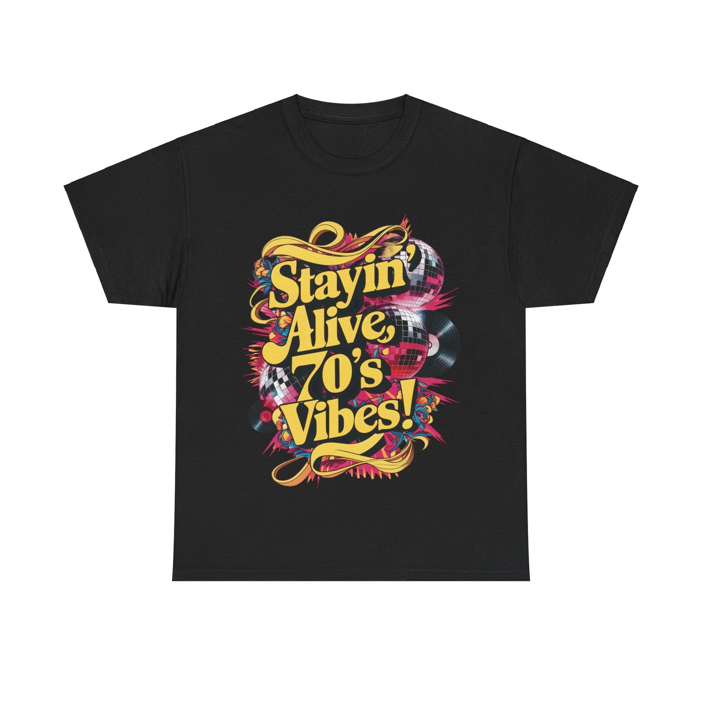 Stayin Alive: 70's Vibes T-Shirt #1