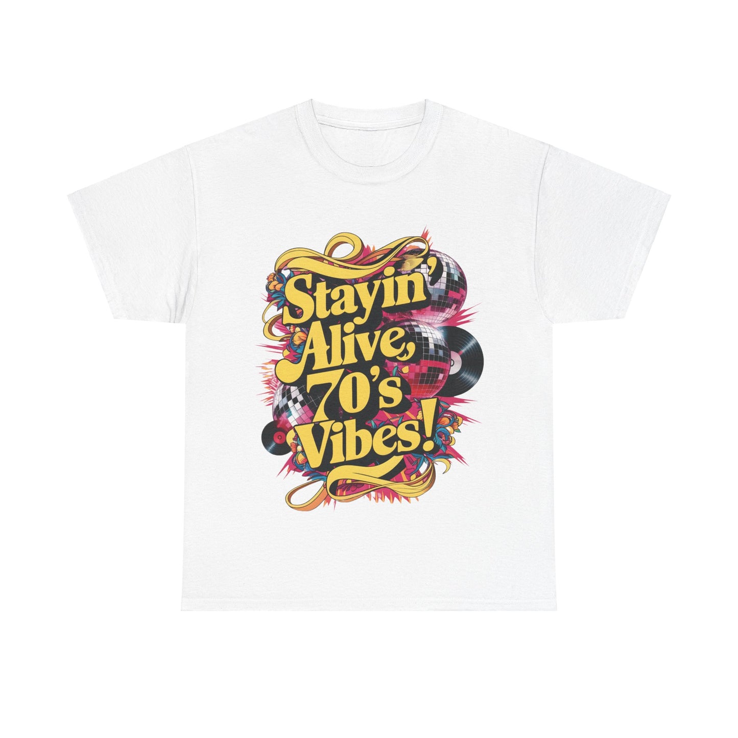 Stayin Alive: 70's Vibes T-Shirt #1