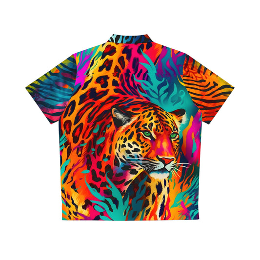 Tiger Print Tropical Shirt