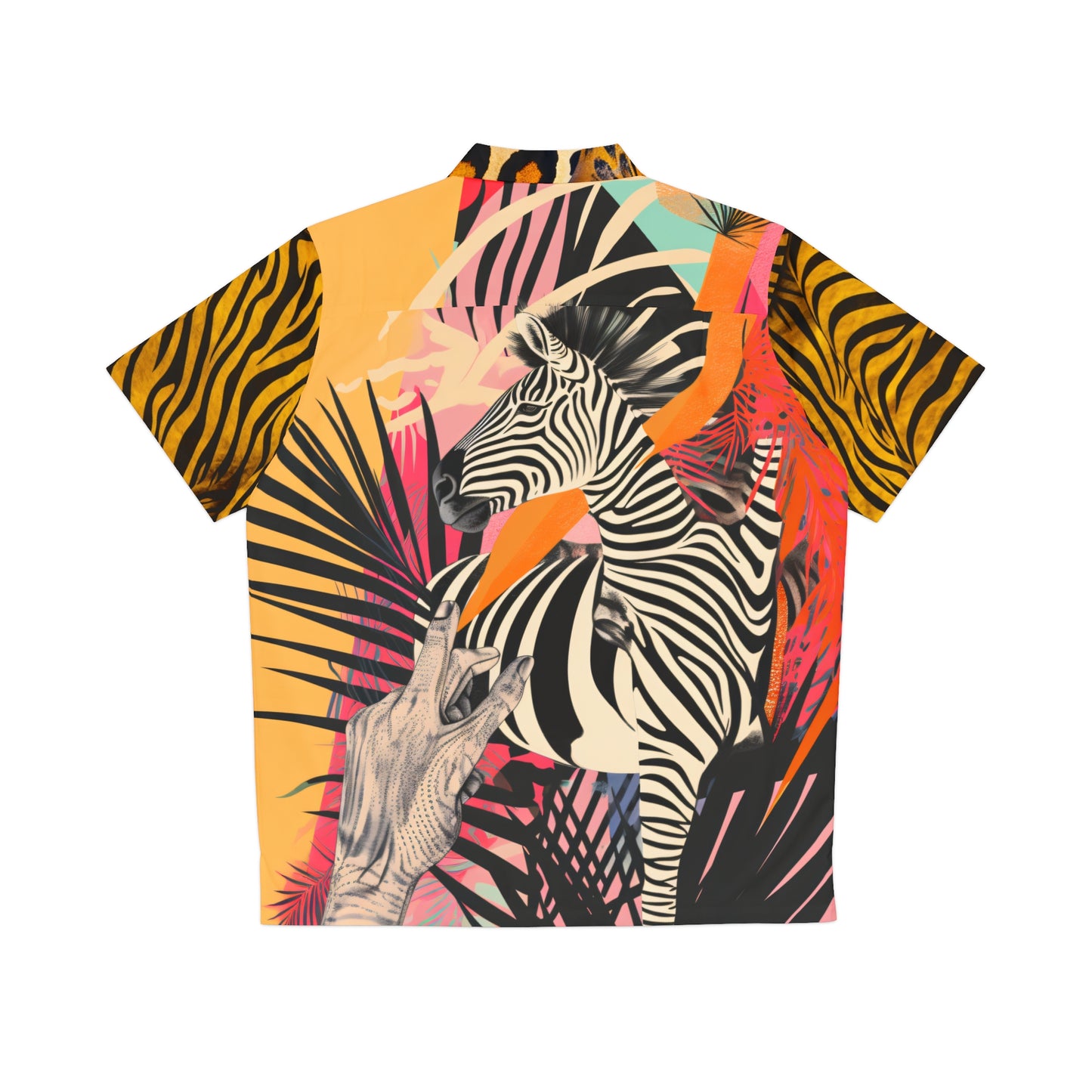 Leopard & Zebra Print Tropical Shirt